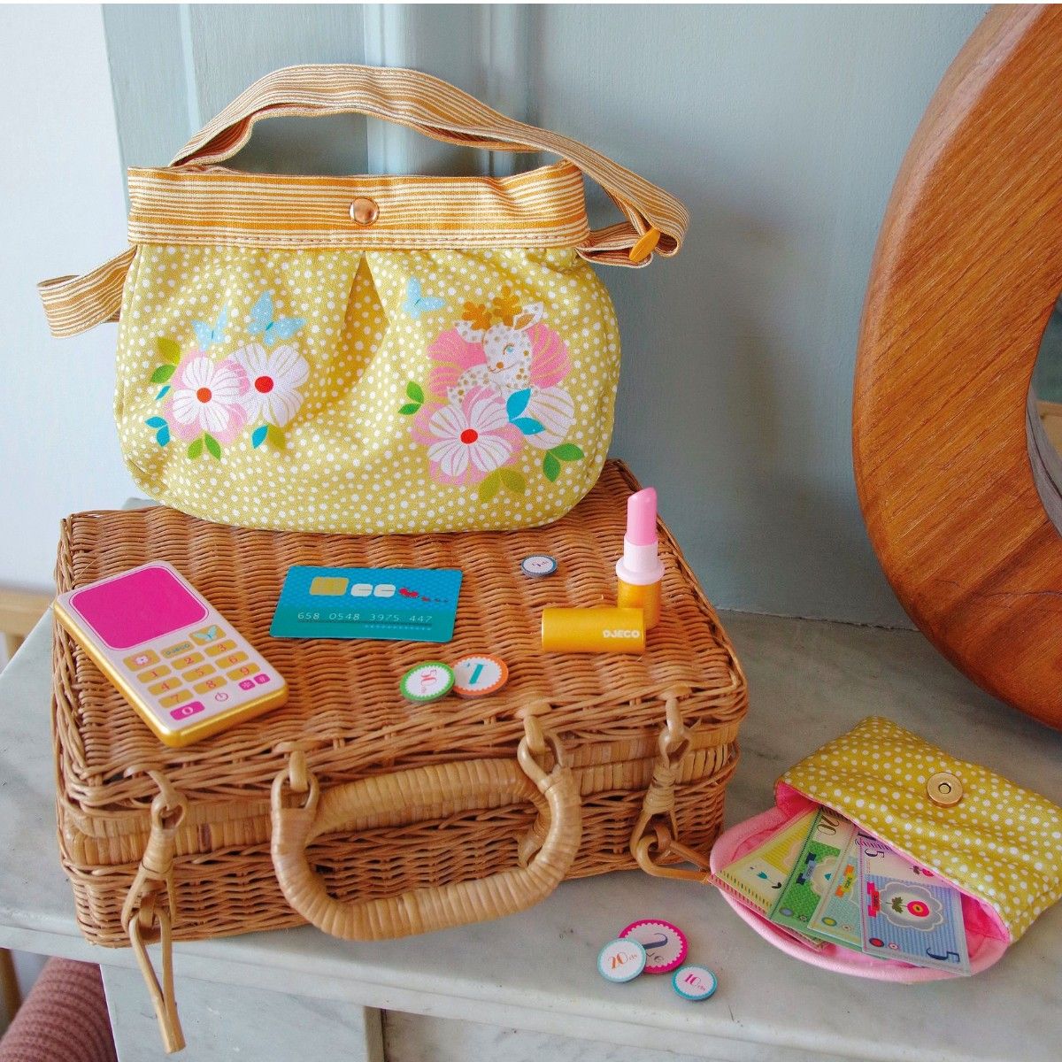 Djeco Rolleleg, Håndtaske og tilbehør