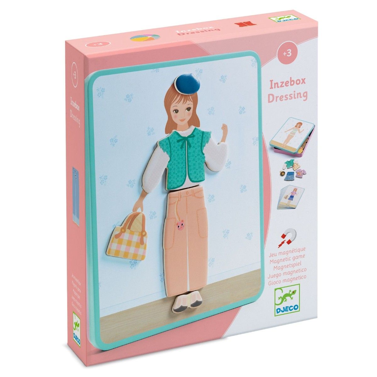 Djeco Inzebox magnet leg, Påklædning