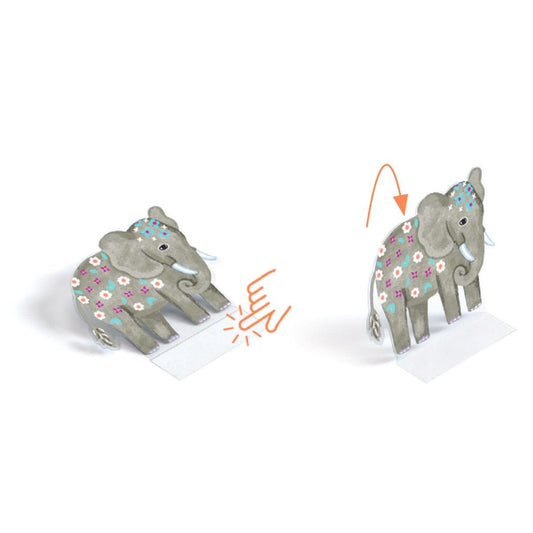 Klistermærker, som kan stå og genanvendes med dyretema.