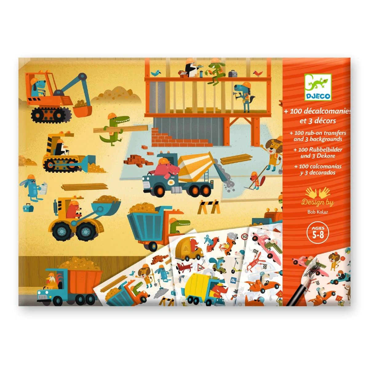 Djeco Overføringsbilleder, Asfalt