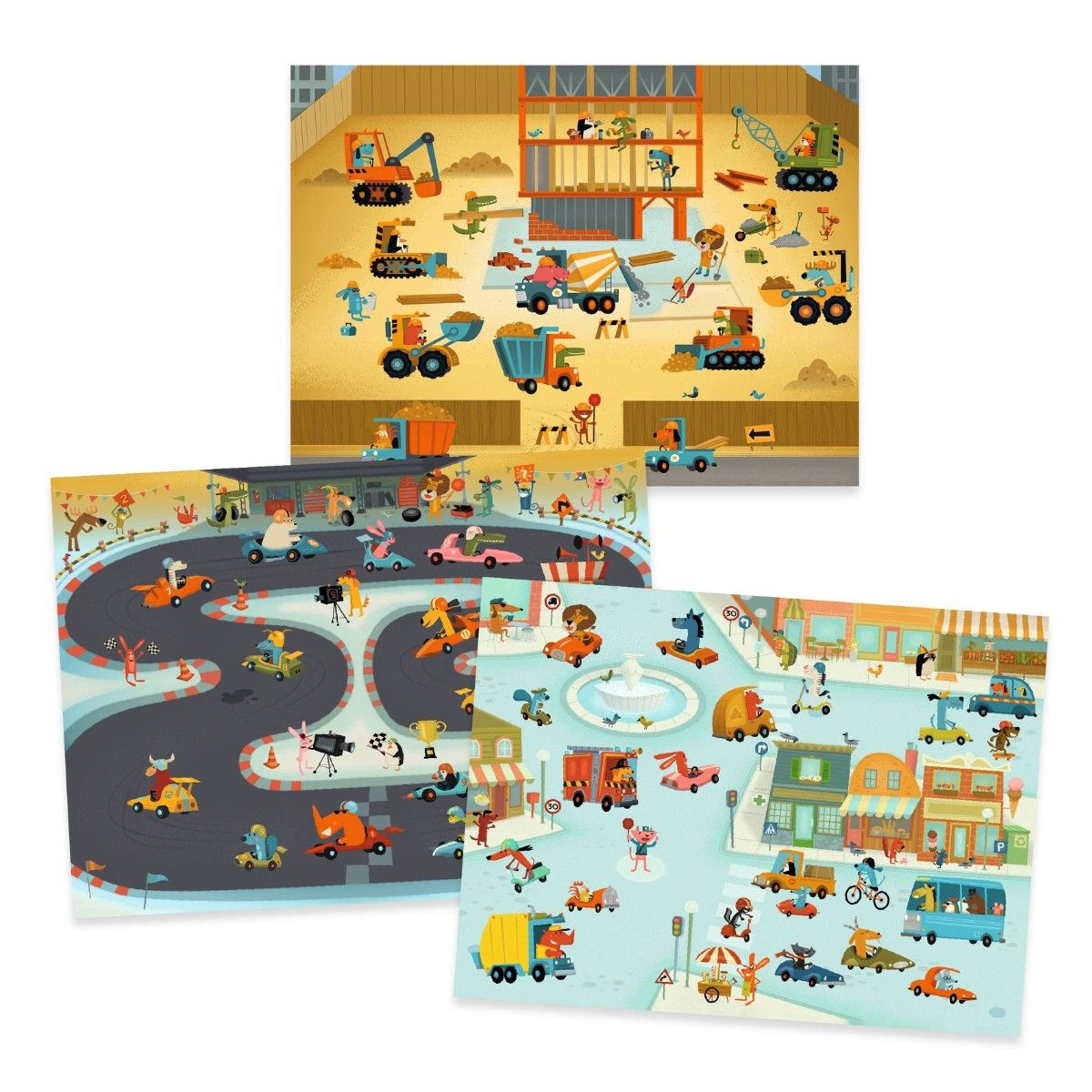 Djeco Overføringsbilleder, Asfalt