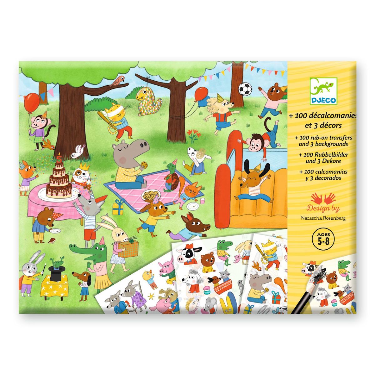 Djeco Overføringsbilleder, Party time