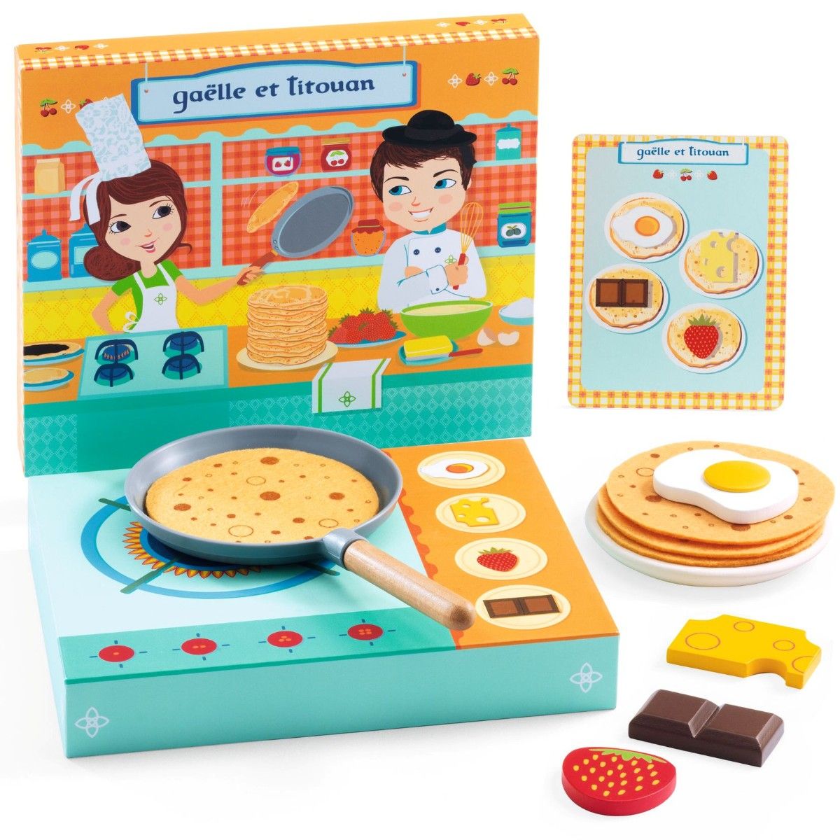 Djeco Legemad Gaëlle et Titouan, pandekagesæt
