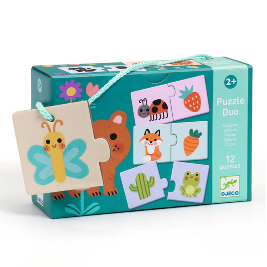 Djeco Puzzle Duo, Farver