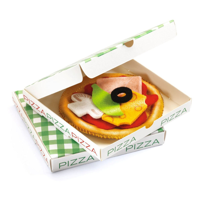 Djeco pizzasæt legetøj.