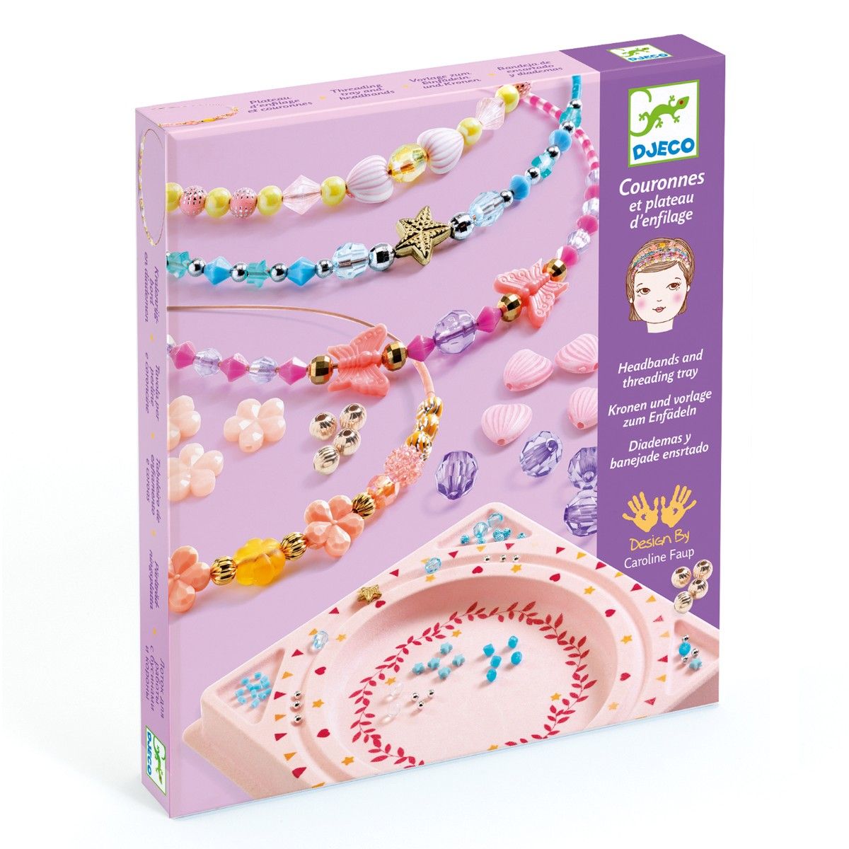 Djeco Kreativ perler - Smukke hårbøjler