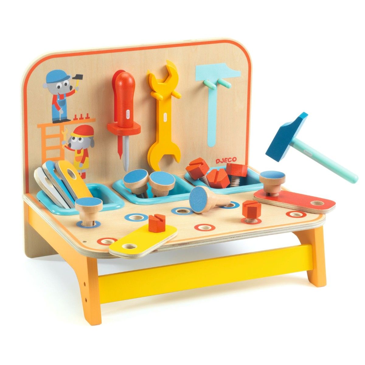 Djeco Bricotoo, værktøjsbænk