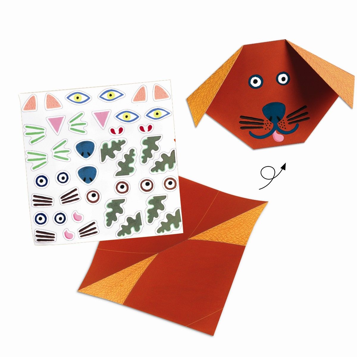 Djeco Origami - Dyrehoveder