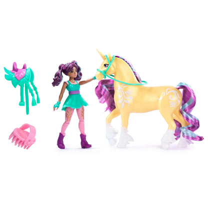 Unicorn Academy Doll & Unicorn - Ava & Leaf