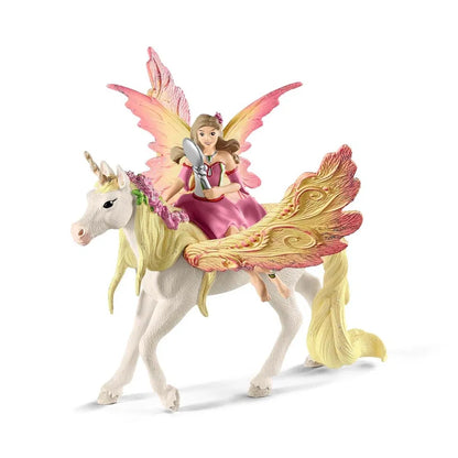 Schleich Fairy Feya with Pegasus unicorn