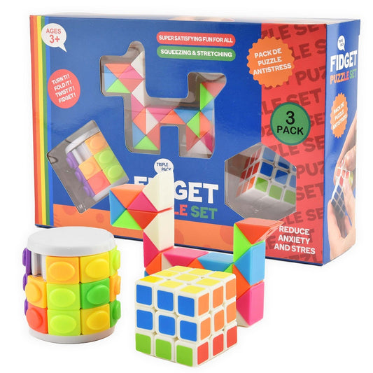 Robetoy Fidget Toy sæt, 3in1