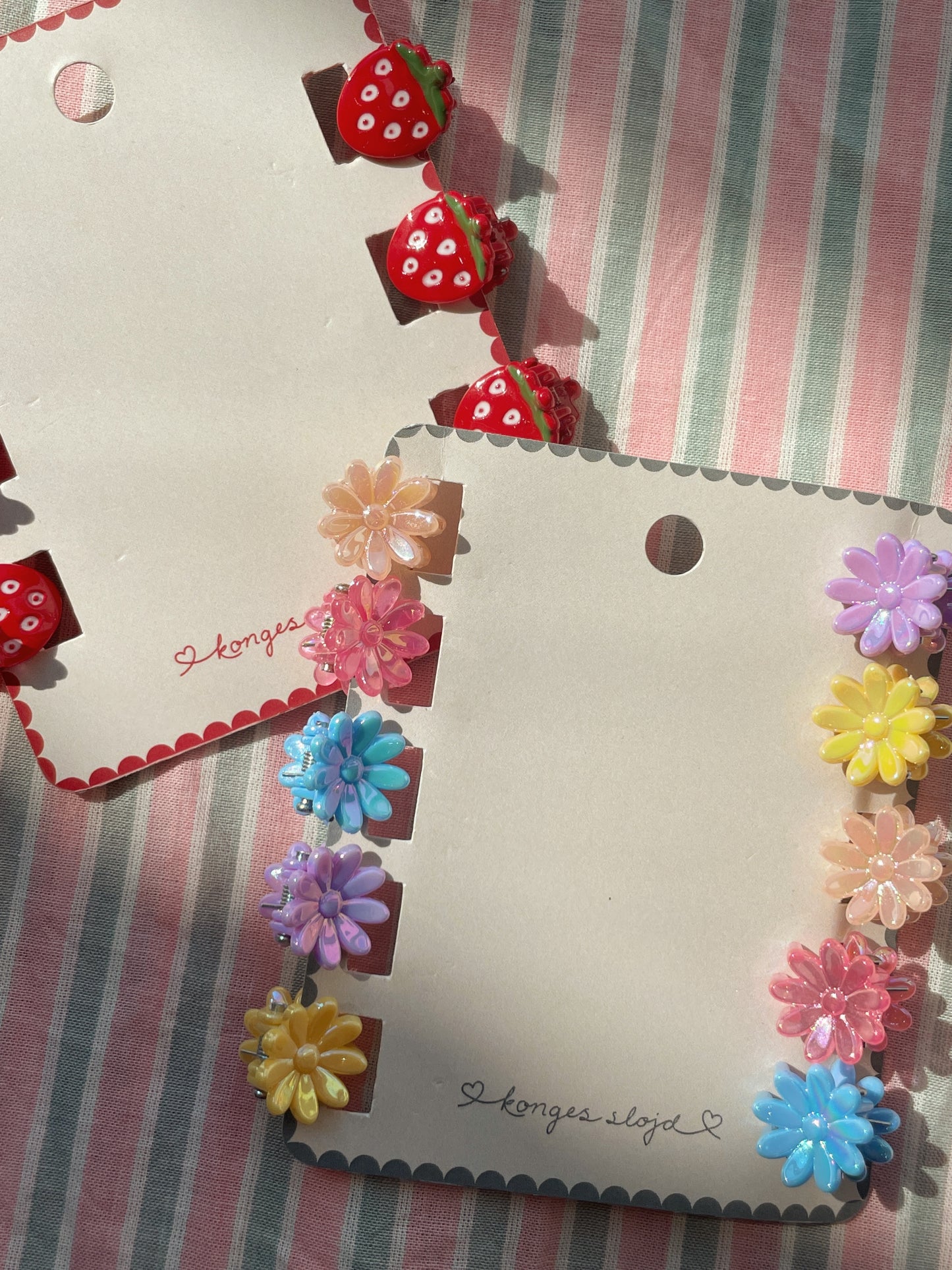 Konges Sløjd 10 Pak Mini Blomster Hårspænder