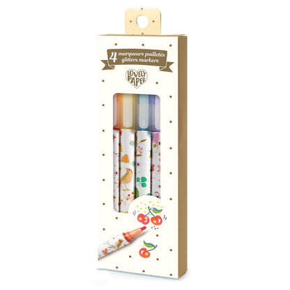 Djeco Lovely Paper, Glitter tusser