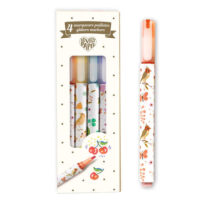Djeco Lovely Paper, Glitter tusser