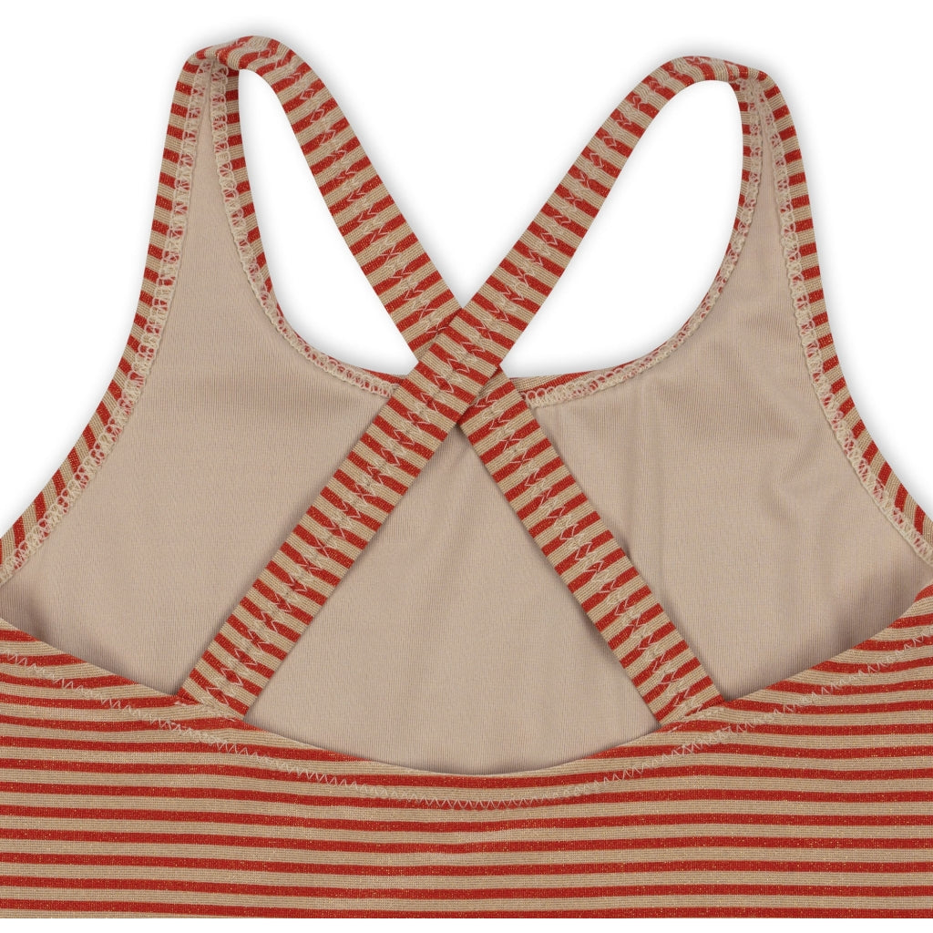 Konges Sløjd Jade Swimsuit str.2 år, Glitter stripe