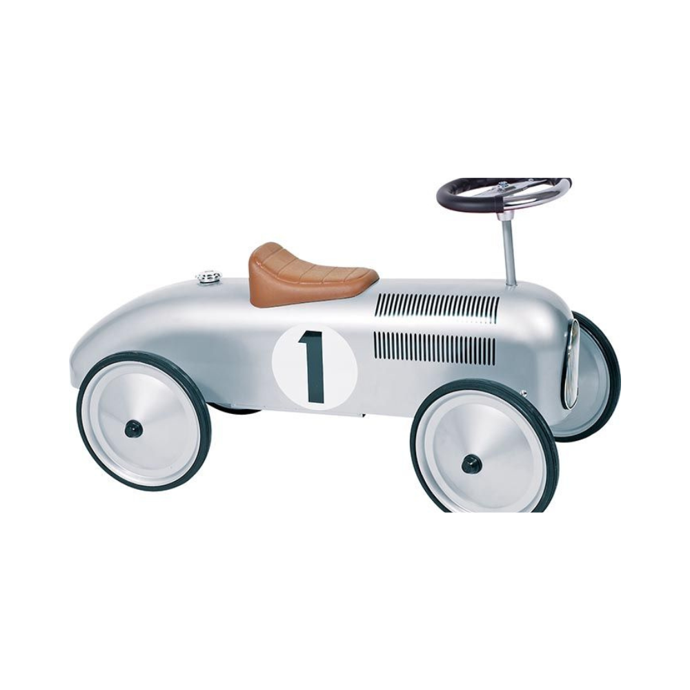 Goki Ride-on Gå-bil, Silver
