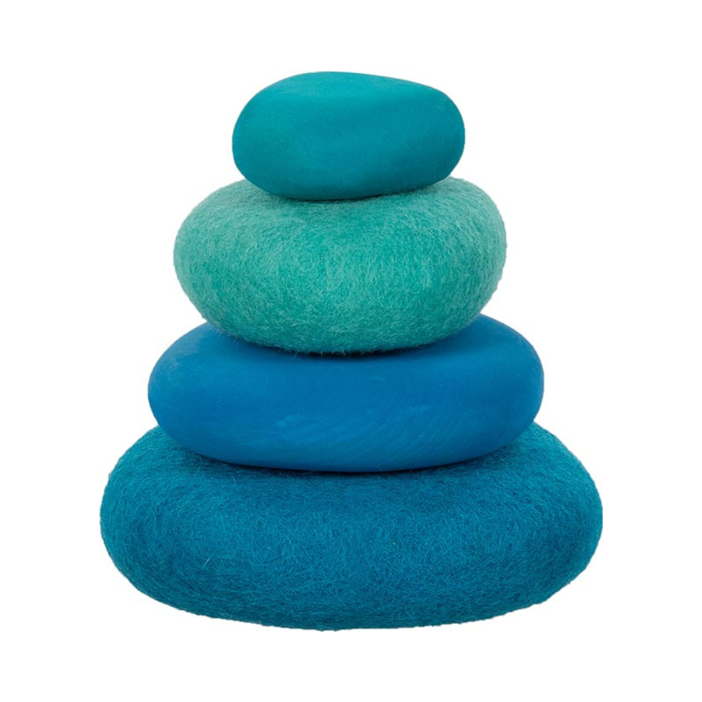 Goki Stabletårn træ/filt - Blå