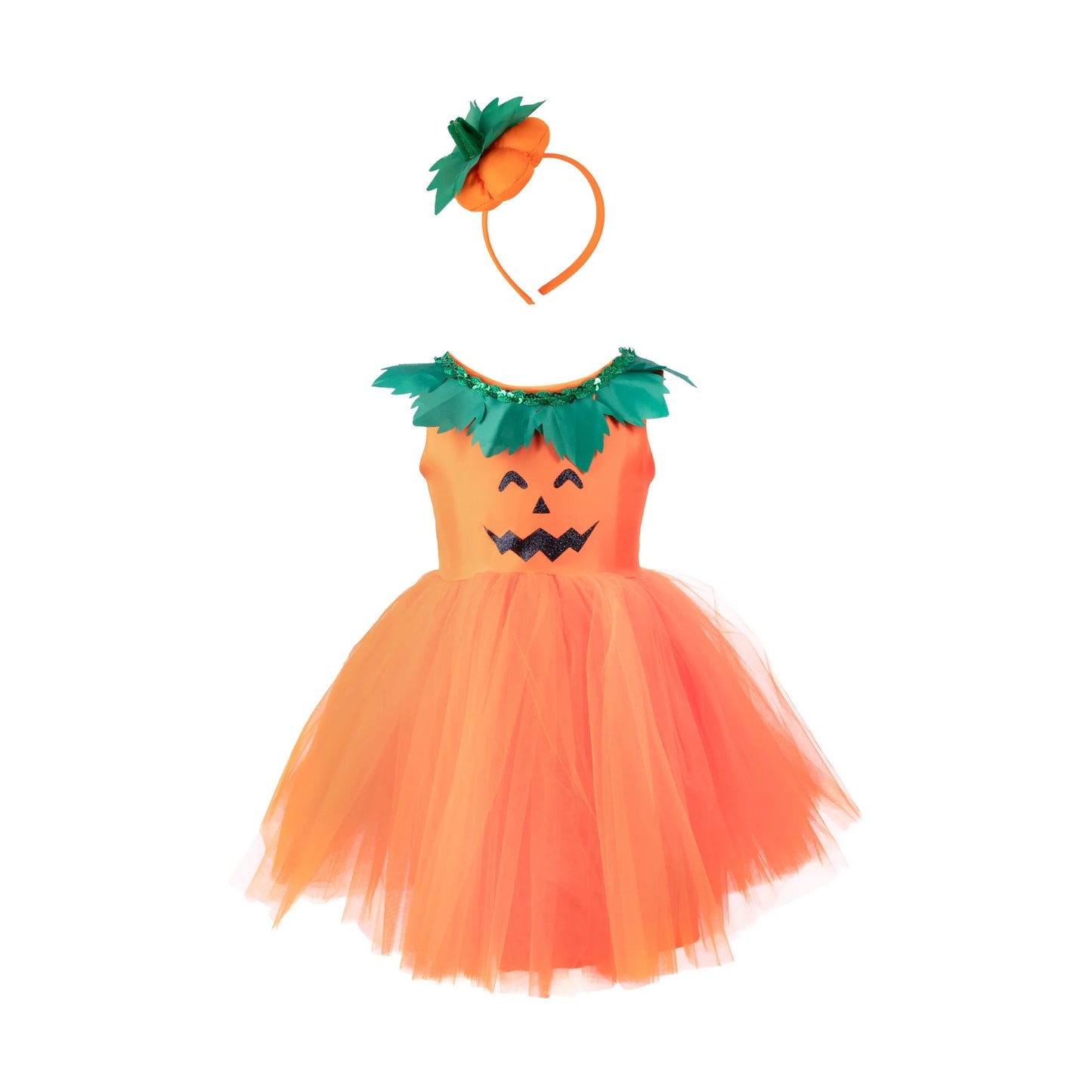 Great Pretenders Pumpkin Patch Princess Dress, str. 2-3 år