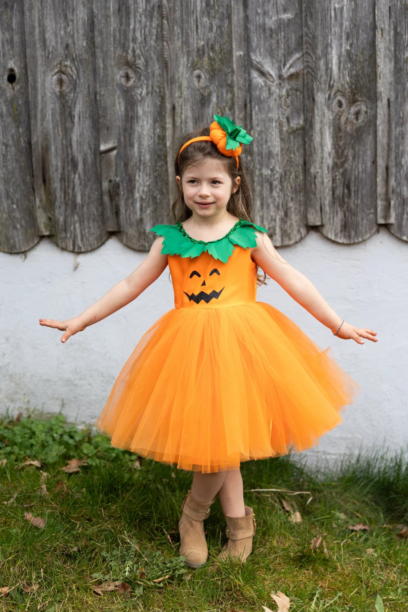 Great Pretenders Pumpkin Patch Princess Dress, str. 2-3 år
