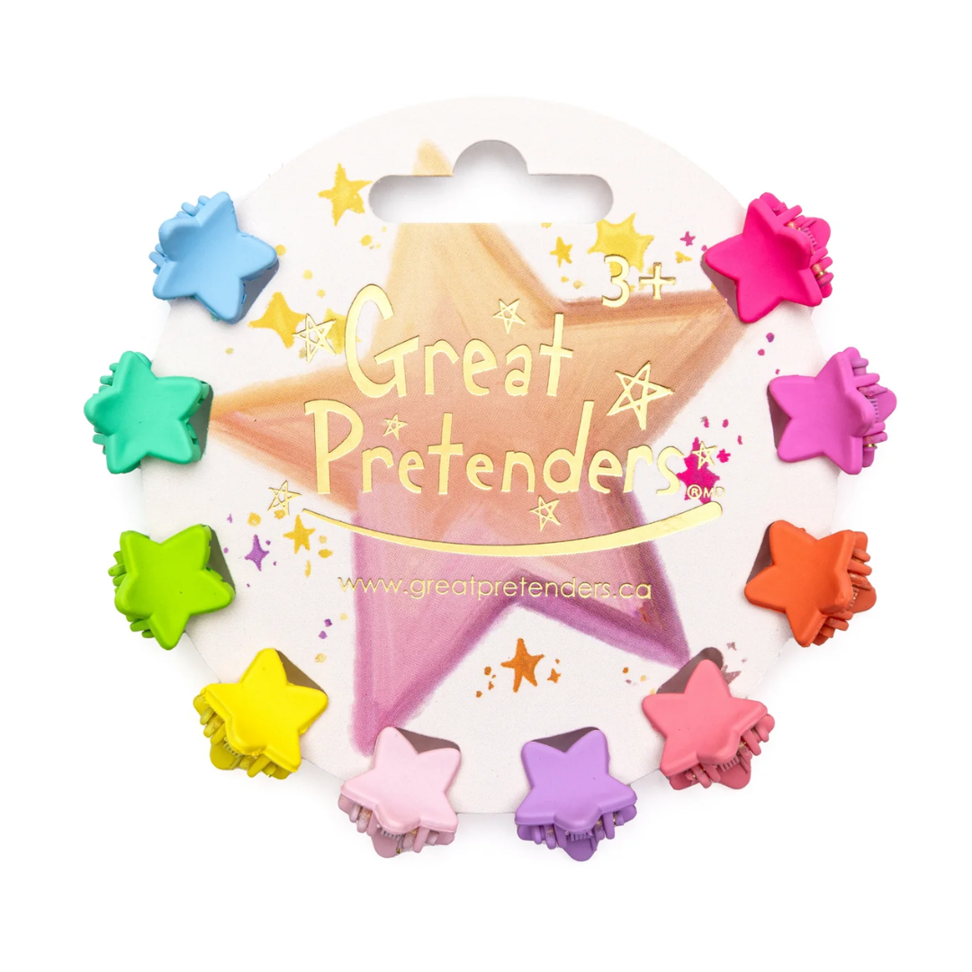 Great Pretenders Rainbow Star Mini Hairclips