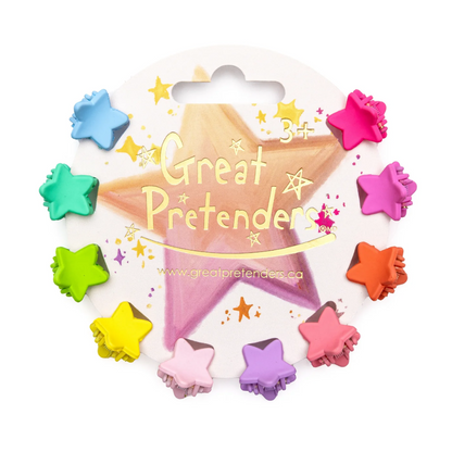 Great Pretenders Rainbow Star Mini Hairclips