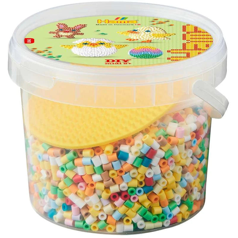 HAMA midi perler 4000stk + oval stiftplade, Påske