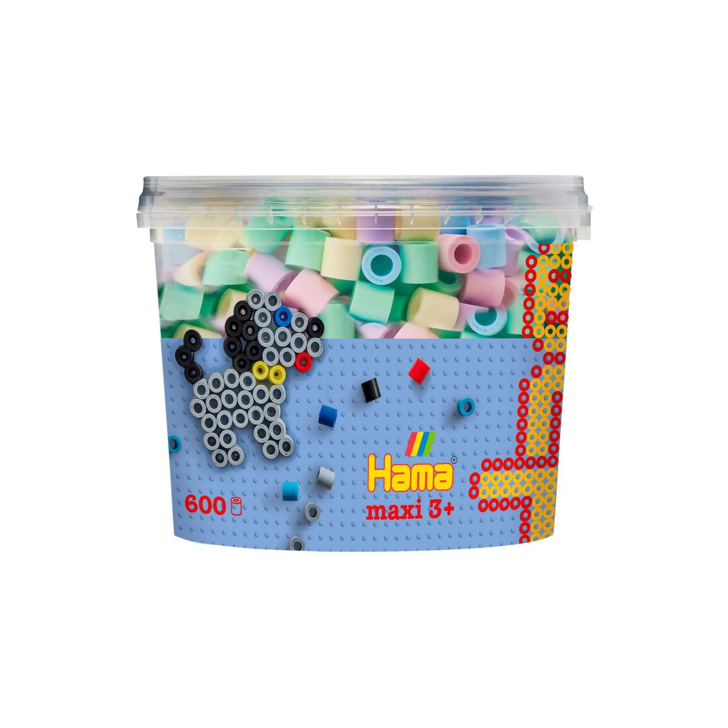 HAMA Maxi perler 600stk mix 52