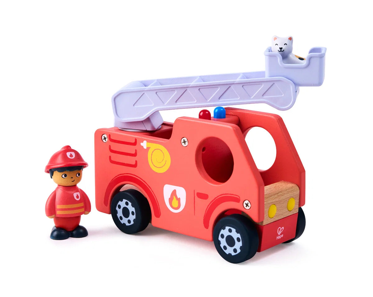 Hape Brandbil med lyd og bog