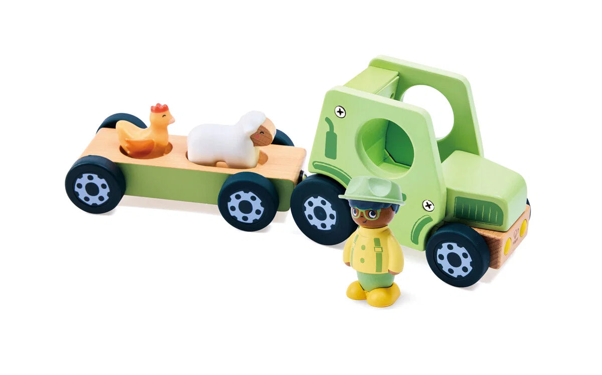 Hape Traktor med lyd og bog