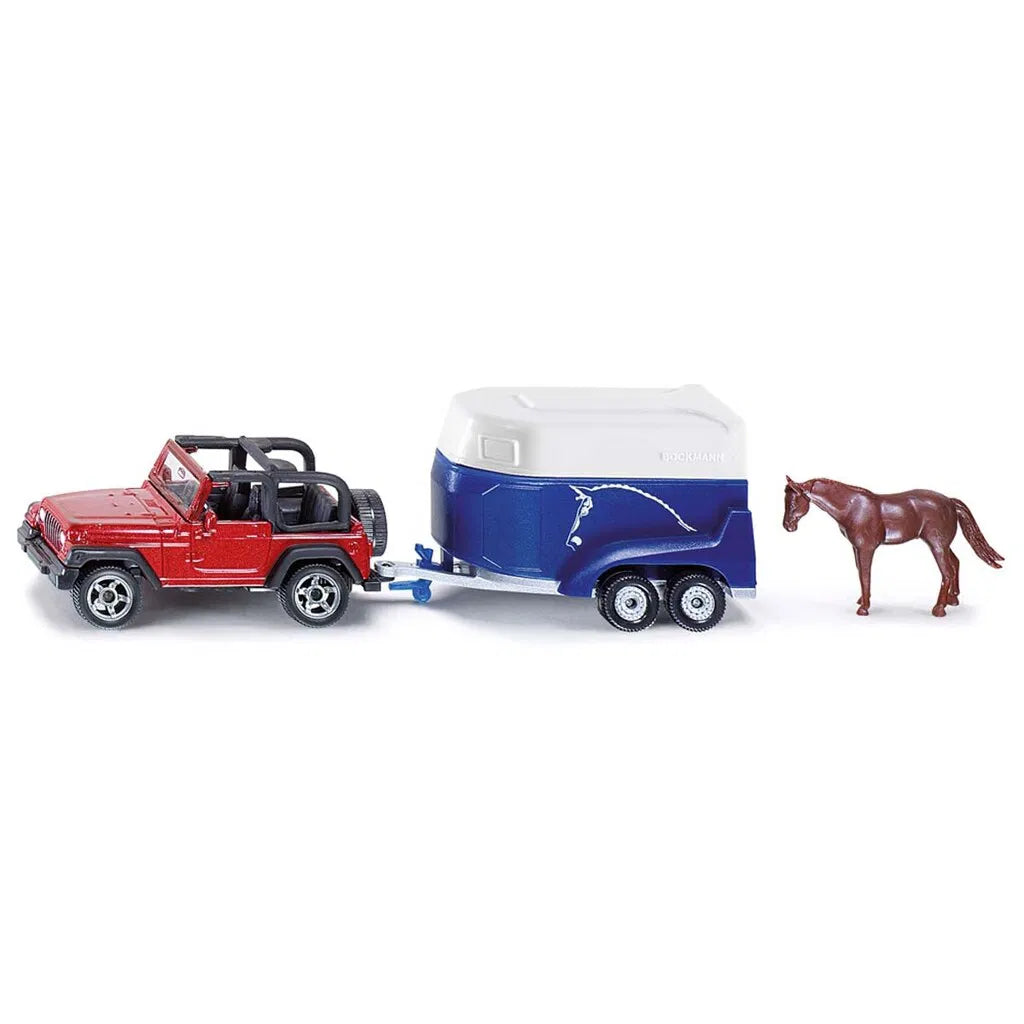 Siku Jeep With Horse Trailer