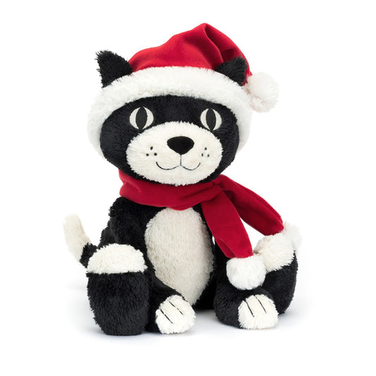 Jellycat Jul - Jellycat Jack med nissehue, 32cm.