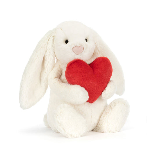 Jellycat Bashful Red Love Heart Kanin
