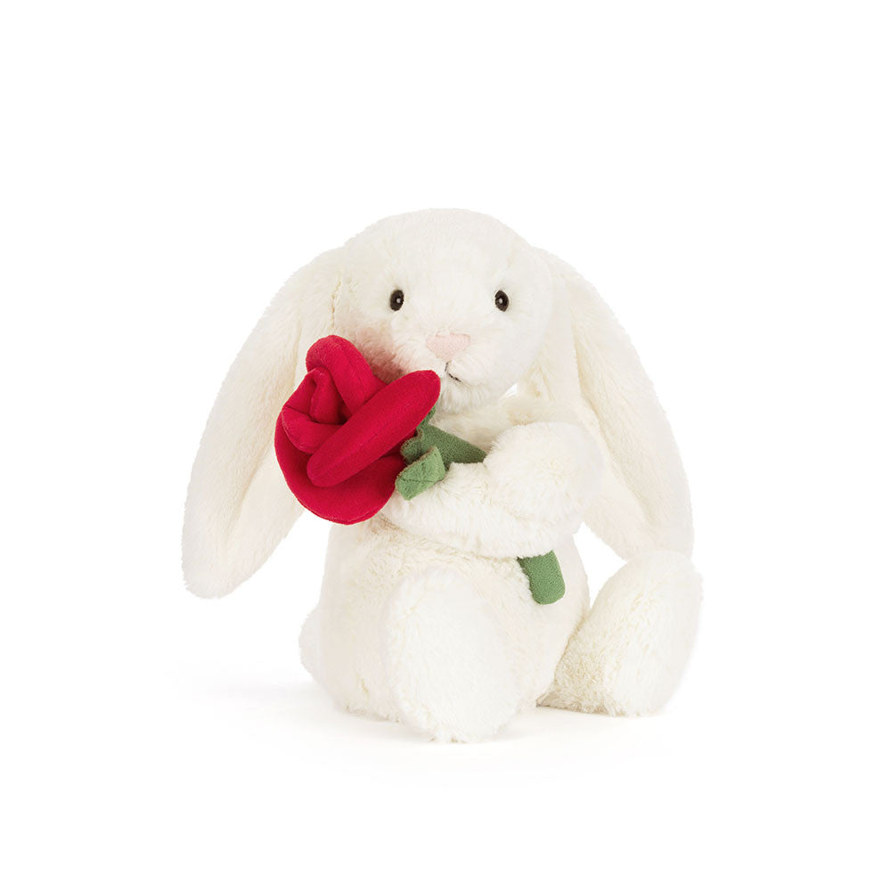 Jellycat Cream Kanin med Rose