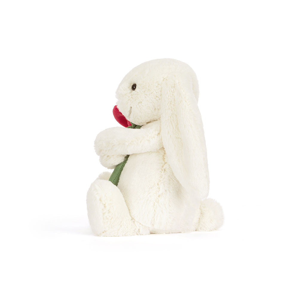 Jellycat Cream Kanin med Rose