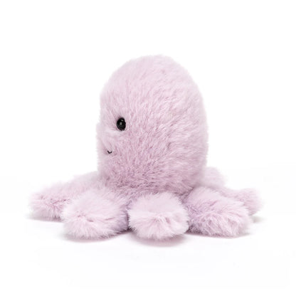 Jellycat Fluffy Blæksprutte, 8 cm.