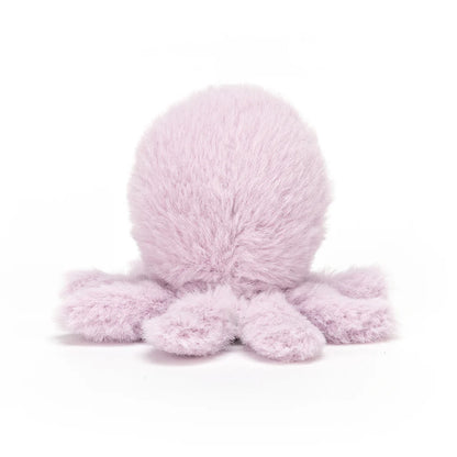 Jellycat Fluffy Blæksprutte, 8 cm.