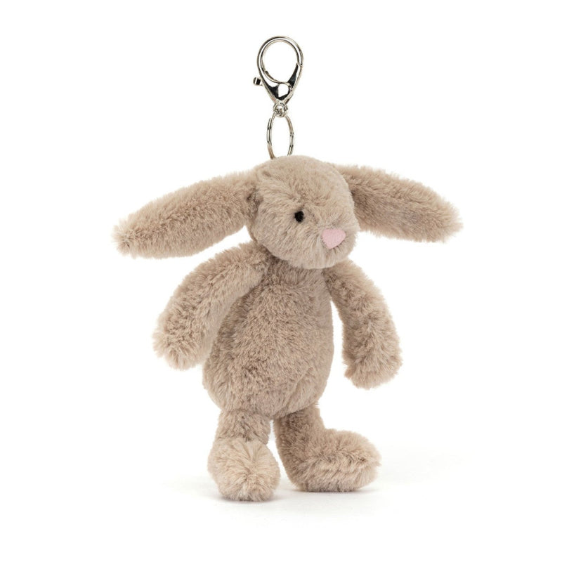 Nøglering med kanin bamse.