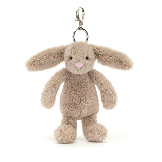 Nøglering med kanin bamse.
