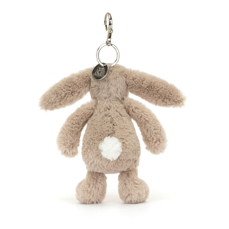 Nøglering med kanin bamse.