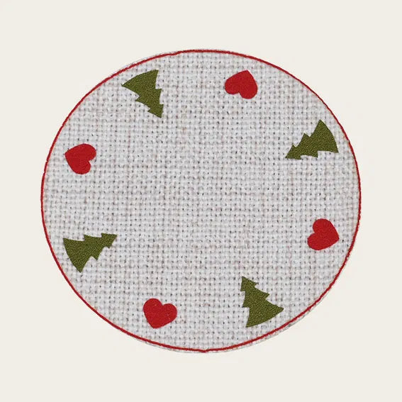 Det Gamle Apotek Nissedør Juletræstæppe