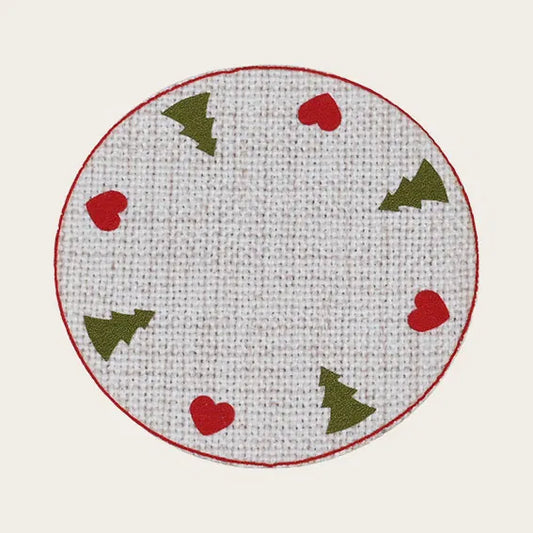 Det Gamle Apotek Nissedør Juletræstæppe