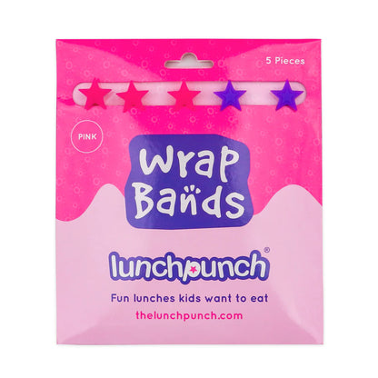 Lunch Punch silikone madbånd, pink