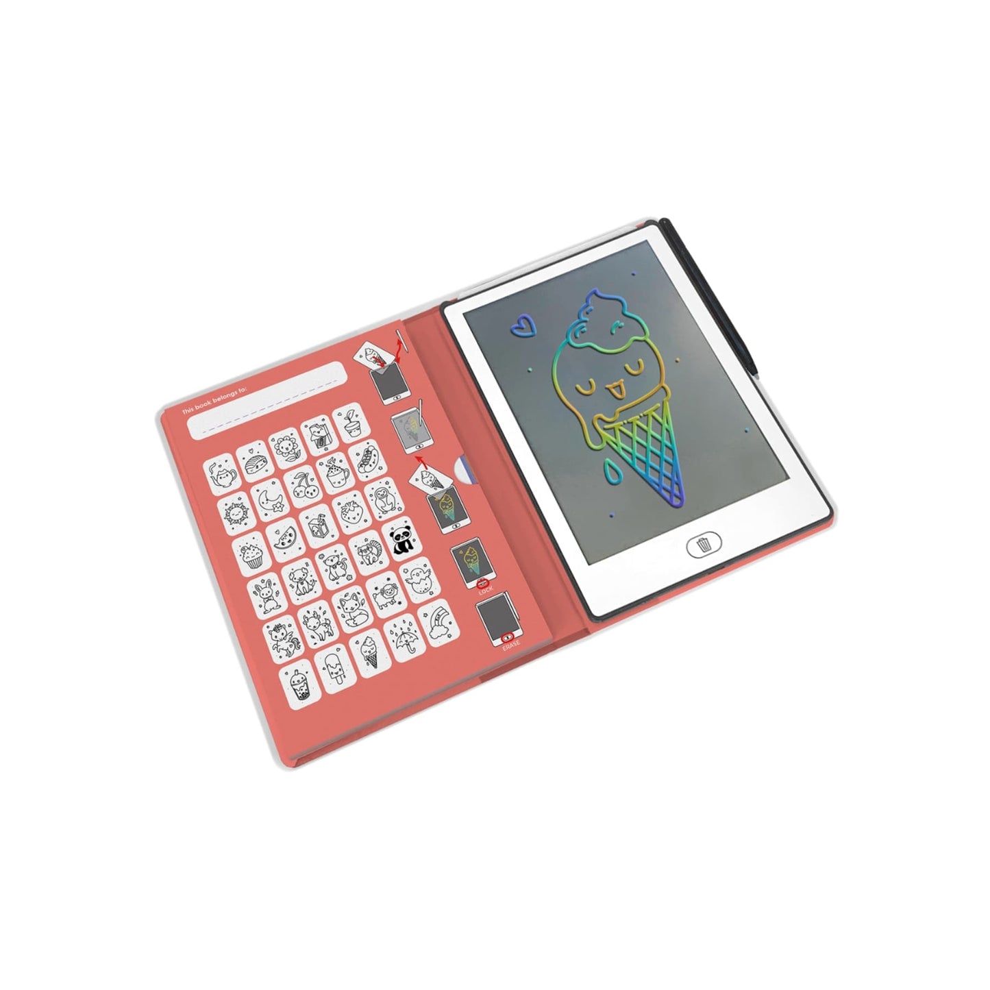 Kidywolf Kidydraw Sketchbook LCD - Kawai