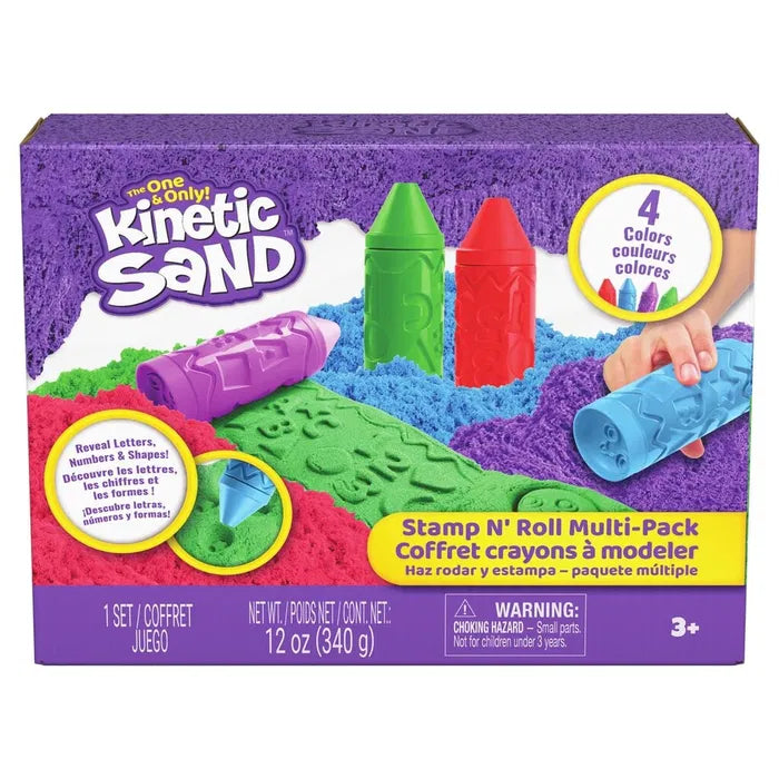 Kinetic Sand Stamp N'Roll Multipack