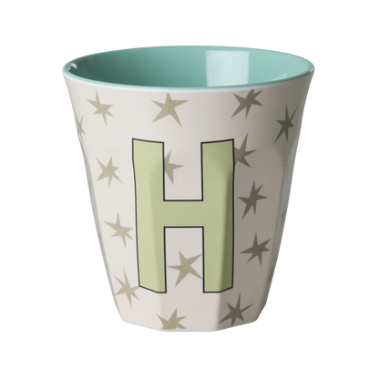 Rice Mellem Alfabetkop - Cream Stars - H