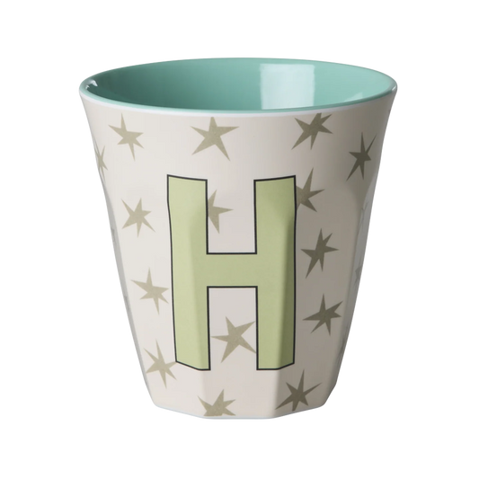 Rice Mellem Alfabetkop - Cream Stars - H