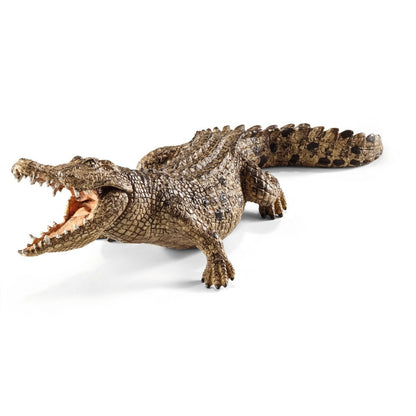 krokodile fra Schleich med åben mund