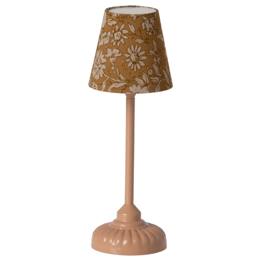 Maileg Vintage gulvlampe, Mus - Mørk pudder