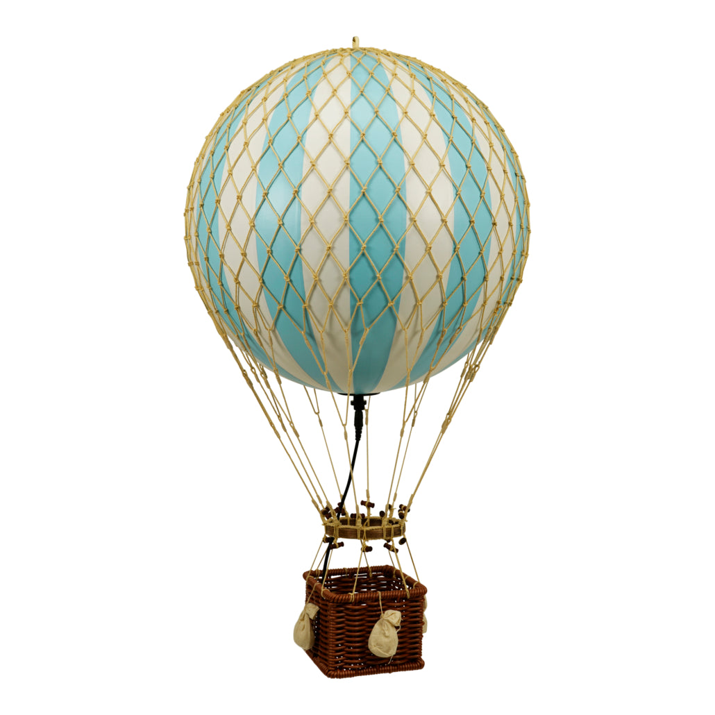 Authentic Models Royal Aero luftballon, 32cm. - Light Blue - LED lys