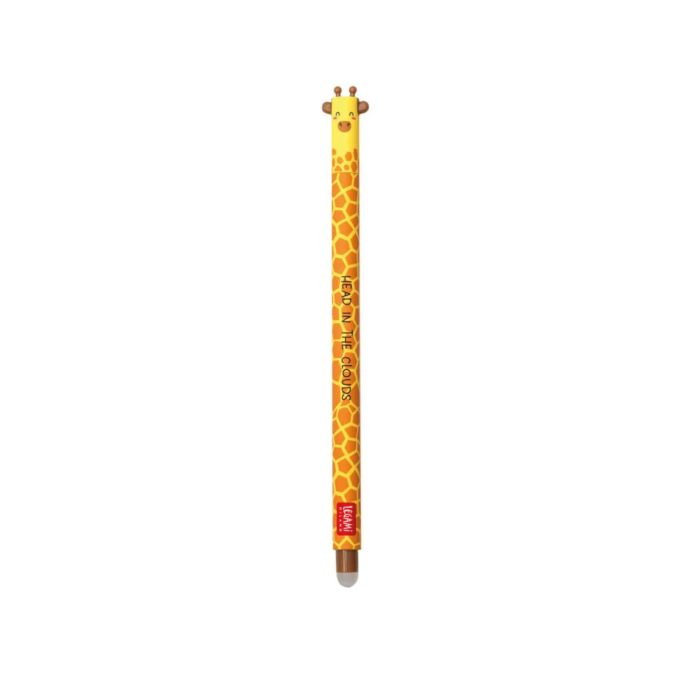 Legami Gel pen med viskelæder, Giraf
